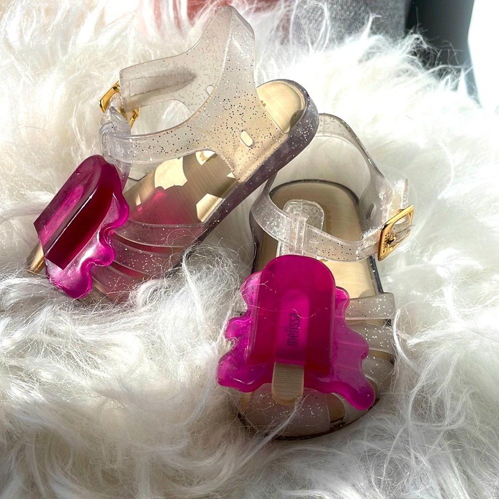 Mini Melissa baby shoes EUC